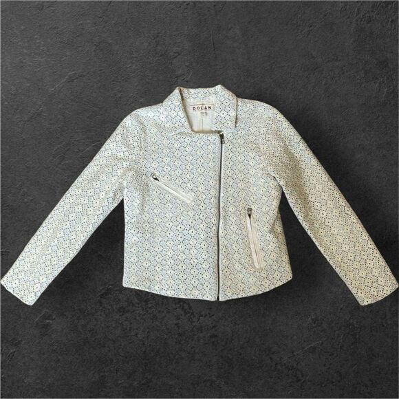 ANTHROPOLOGIE Dolan Left Coast Women’s Rossi Eyelet Moto Jacket in the Size M - Picture 14 of 16